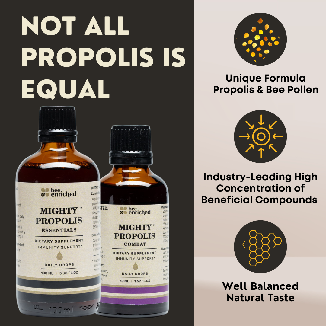 Immunity & Daily Defense | Mighty Propolis Essentials & Combat Drops