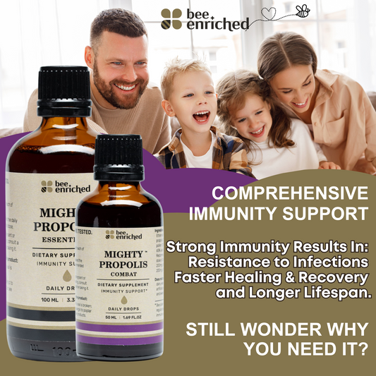 Immunity & Daily Defense | Mighty Propolis Essentials & Combat Drops